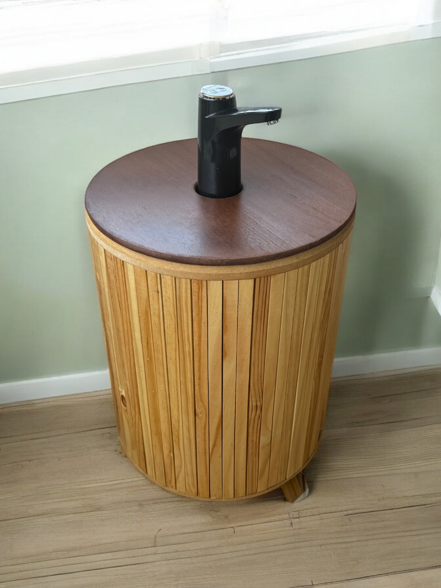 Mueble para Bidón Camel tapa Nogal