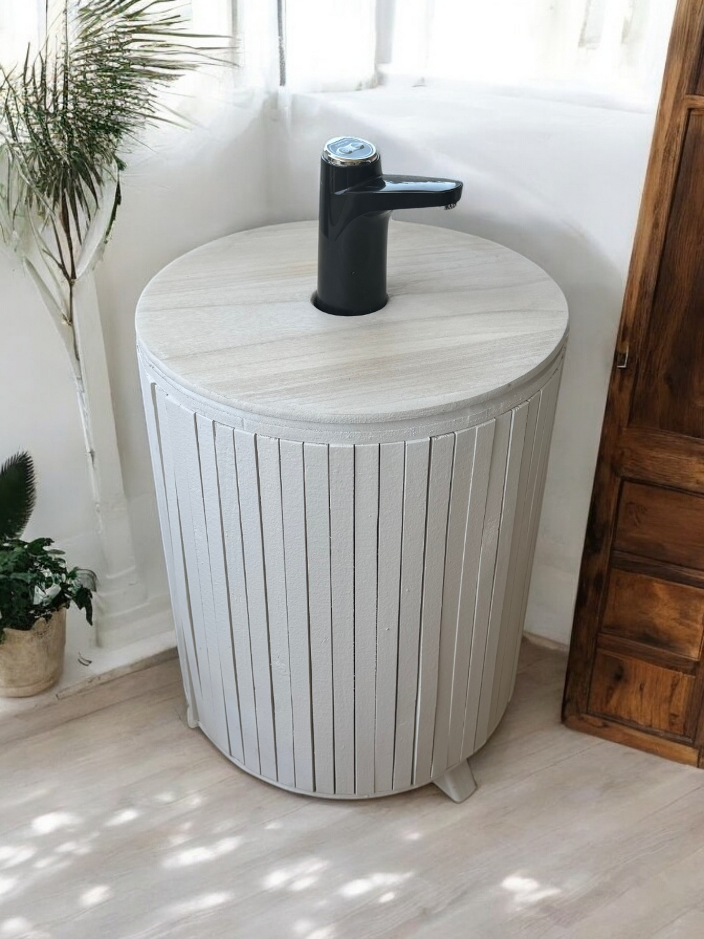 Mueble para Bidón Clásico Blanco