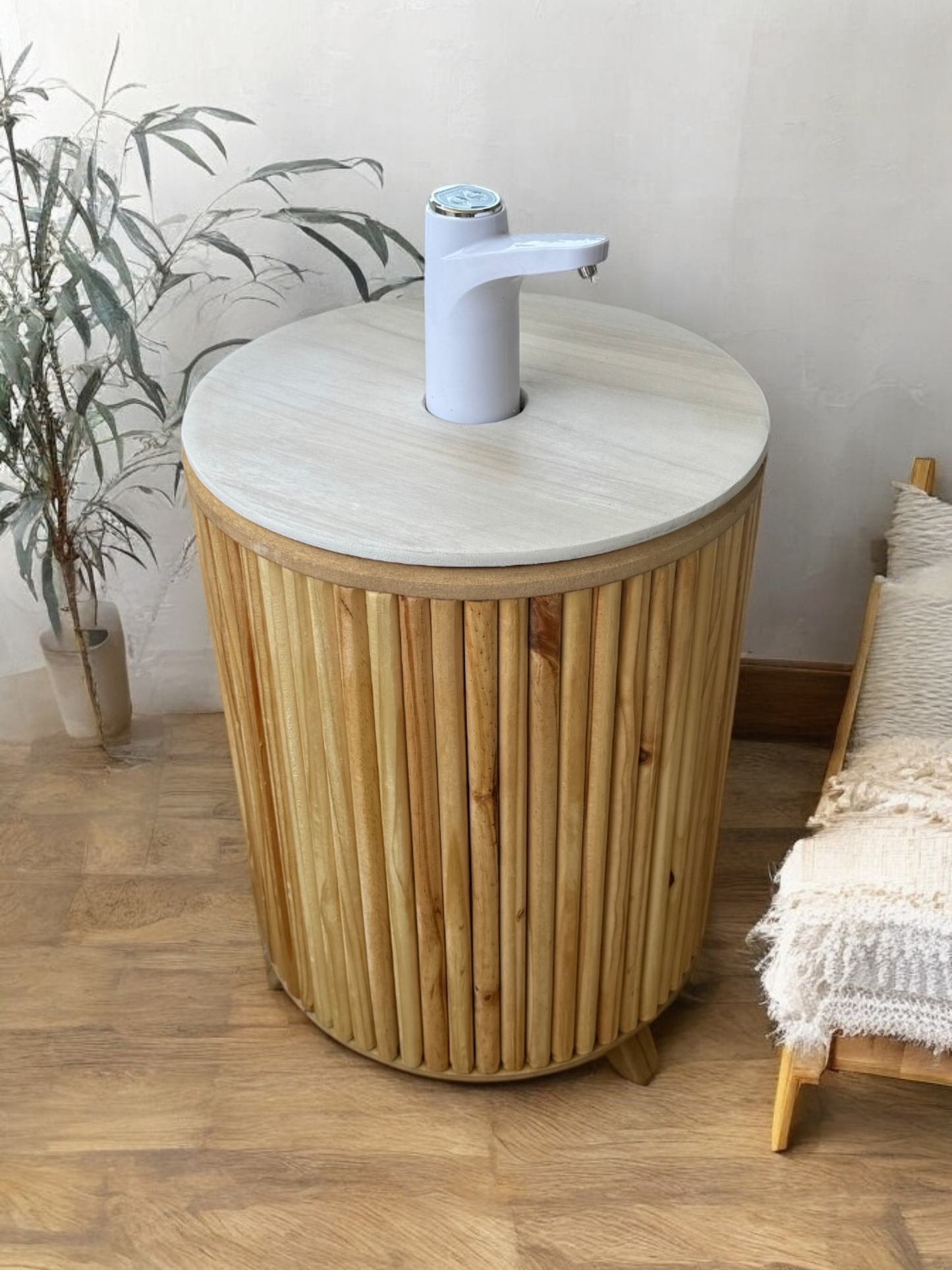 Mueble para Bidón Camel tapa Blanco