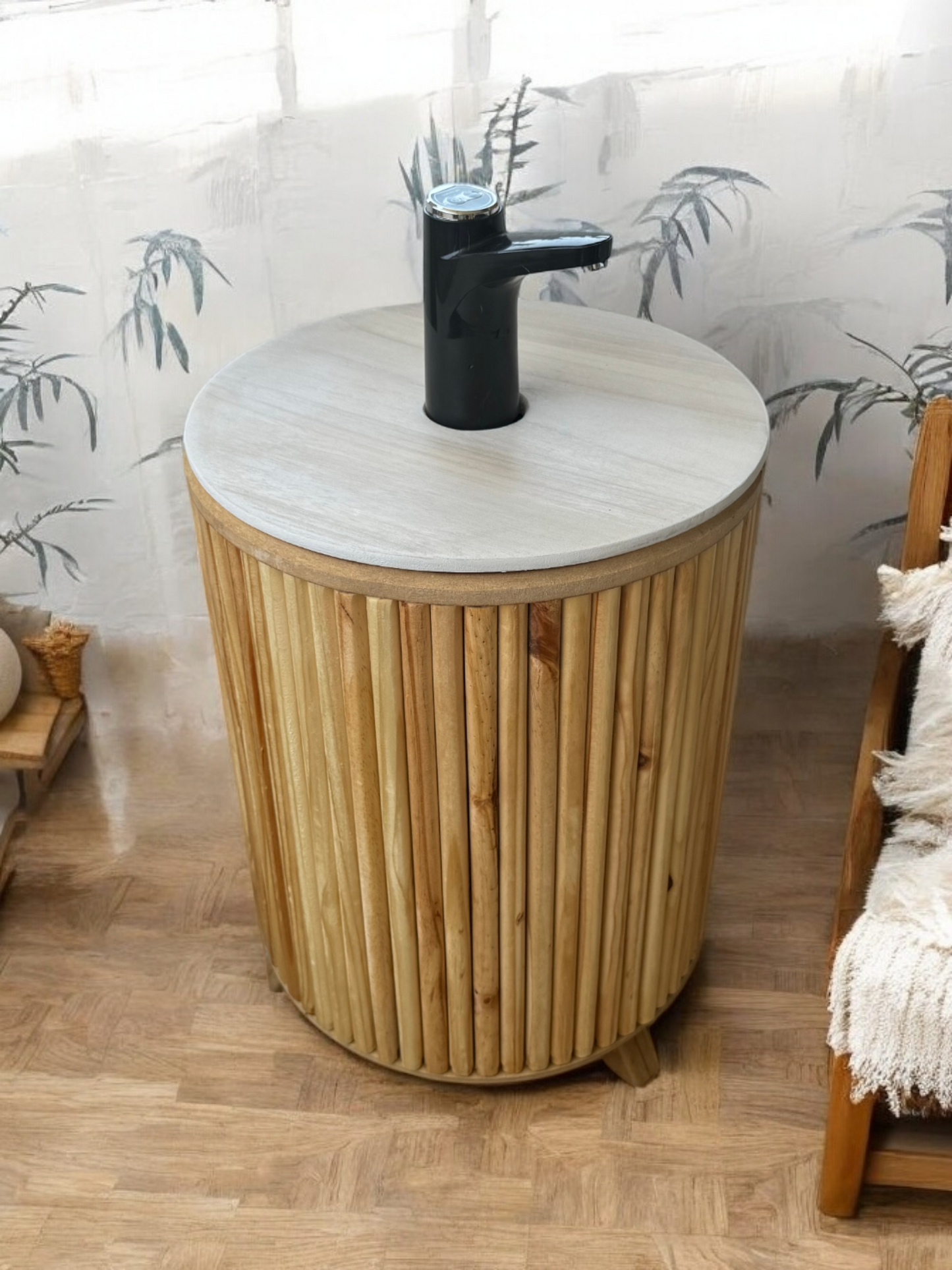 Mueble para Bidón Camel tapa Blanco