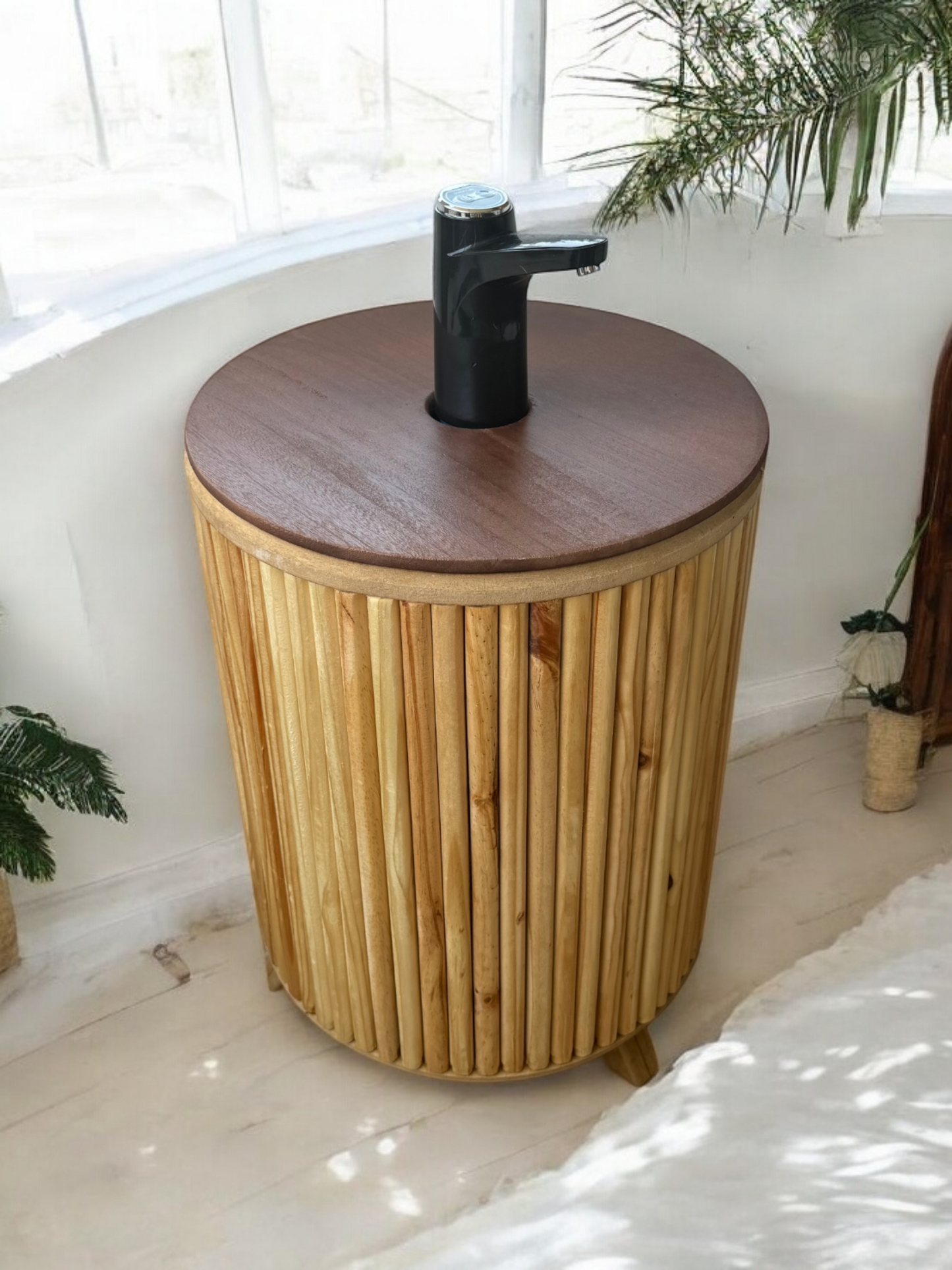 Mueble para Bidón Camel tapa Nogal