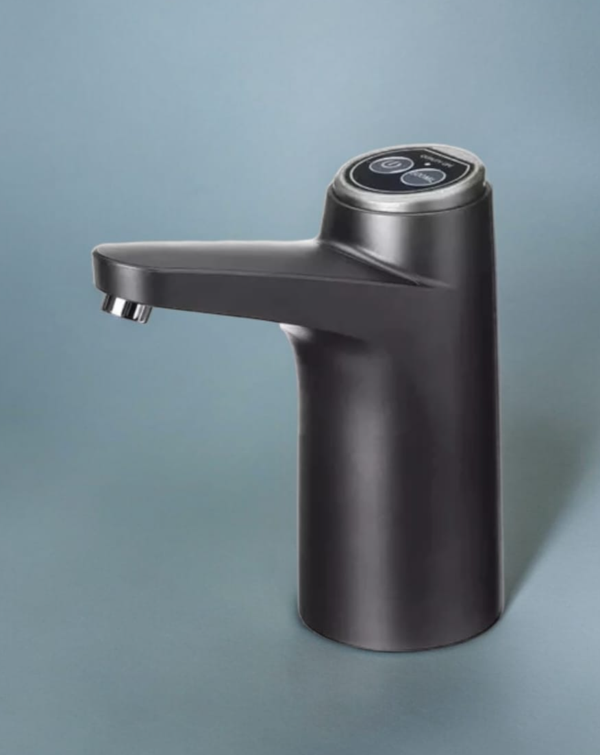 Dispensador de agua negro